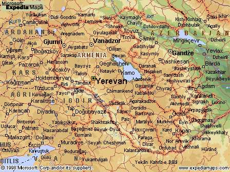 Armenia Map