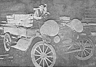 Harvey Ablah Making a Delivery