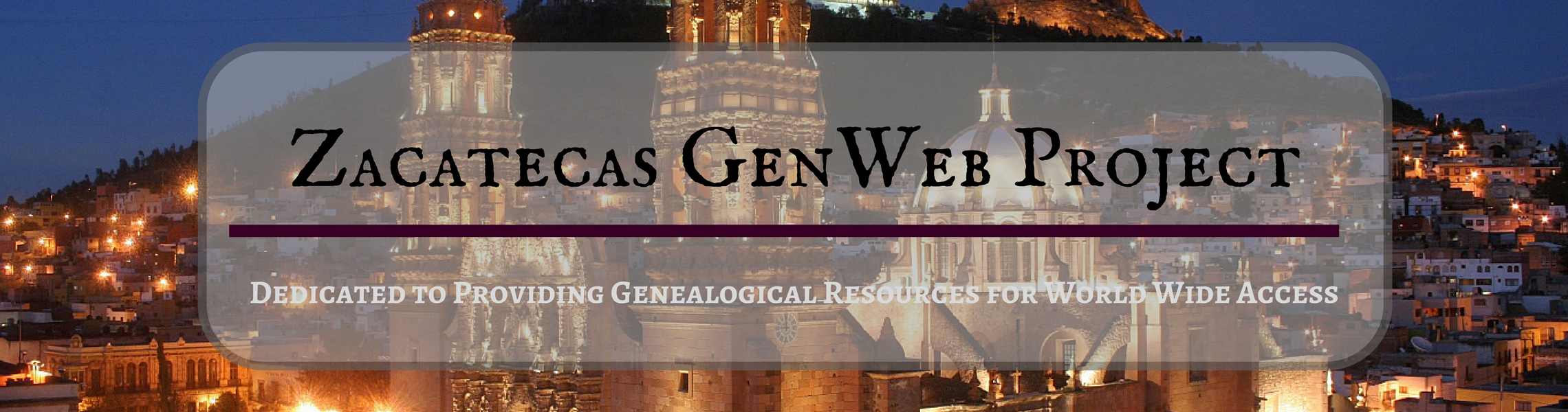 Zacatecas GenWeb Project