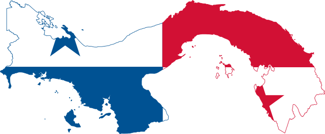 640px Flag map of Panama.svg